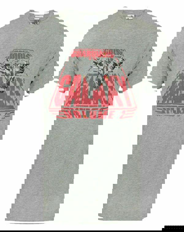 Marvel Mens Grey Logo Short Sleeved T-Shirt