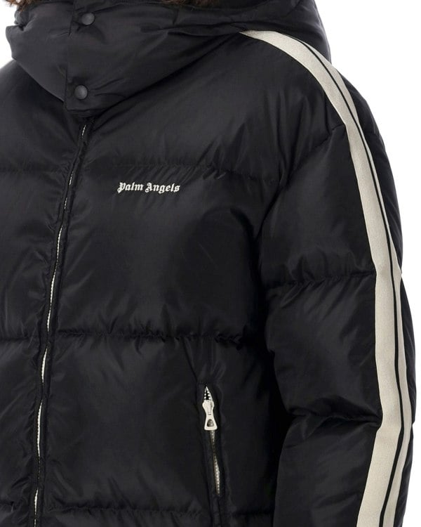 Palm Angels Waist Down Belt Jacket Black - Supplied FashionPALM ANGELS