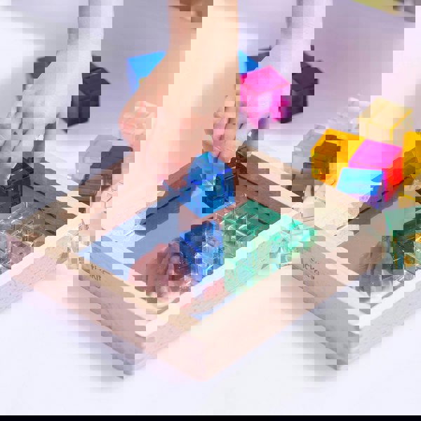 tickit Gem Cube Mirror Tray