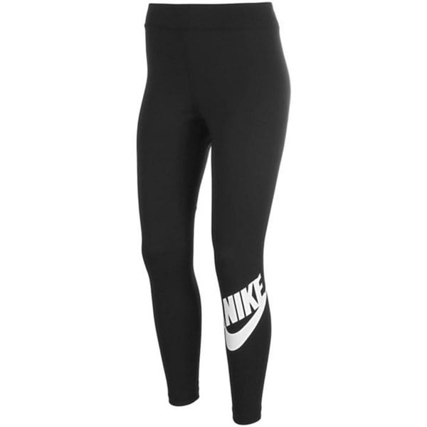 Nike Large Swoosh Logo Black Leggings XS