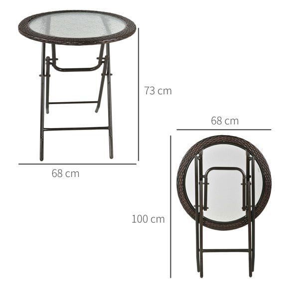 Rattan Dining Table
