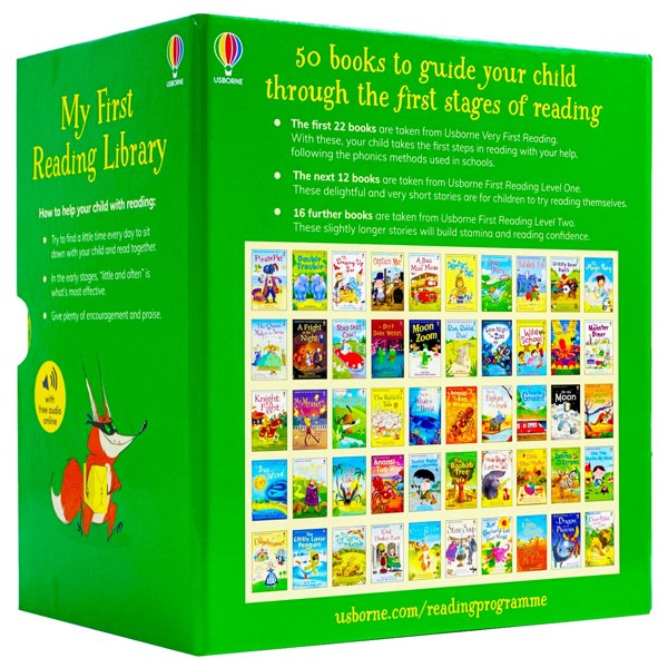 Very First Reading Library 50 Books Set Collection Age 3+ (Read At Home)