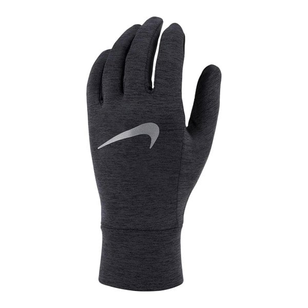 Nike Mens Fleece Running Gloves - Black/Silver Marl