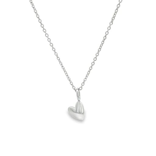 Reeves & Reeves Solid Gold Heart Necklace