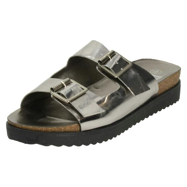Down to Earth Ladies Down To Earth Flat Casual Sandals F10424