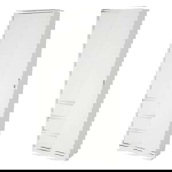 Furniture To Go Naia Wardrobe with 1 Sliding Door and 1 Door + 3 drawers in White