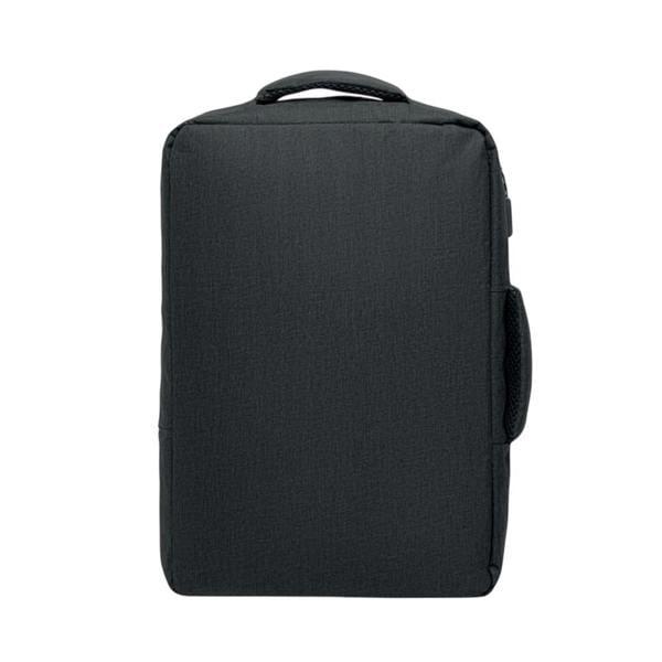 MidOcean Laugar Slim Laptop Backpack - Black - 