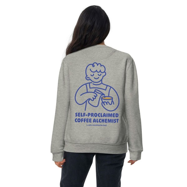 ANCHOR & CREW x GUSTATORY Coffee Alchemist Cotton Blend Embroidered Sweatshirt