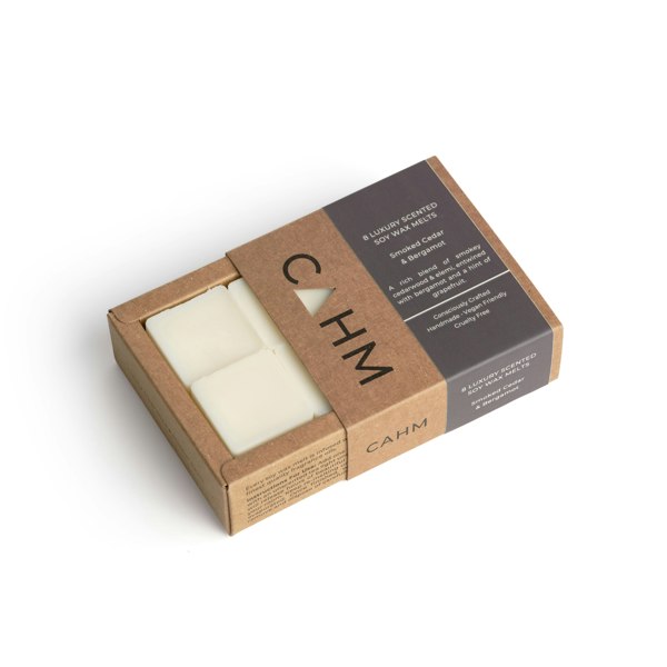 CAHM Smoked Cedar & Bergamot Wax Melt Box