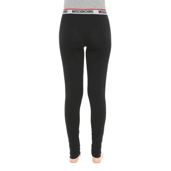 Moschino Womens/Ladies Tape Logo Regular Leggings - Black - 