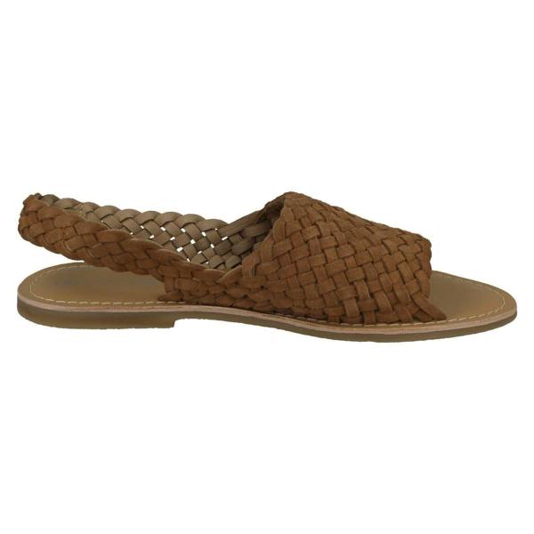 Leather Collection Ladies Leather Collection Slingback Sandals F00214