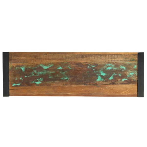 Berkfield Console Table 110x35x76 cm Solid Reclaimed Wood