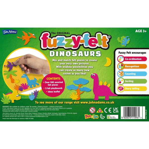 Fuzzy Felt Fuzzy-Felt Dinosaurs Drawer Set