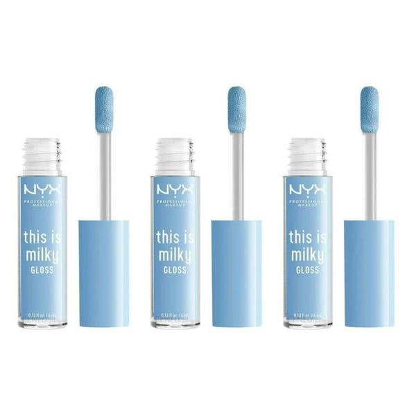 NYX Cosmetics 3 x NYX This Is Milky Lip Gloss 4ml - Fo Moo