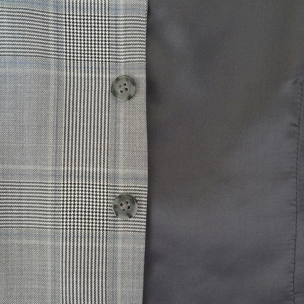 Hackett London Mens Large Multi Check WC in Multi Grey