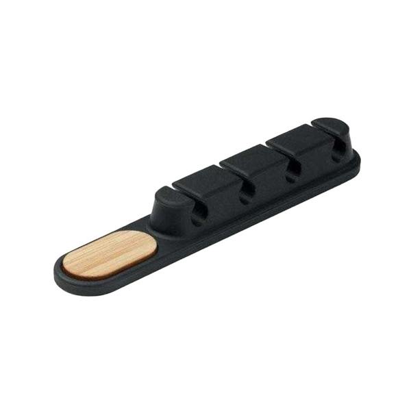 MidOcean Order Silicone Cable Organiser - Black - 