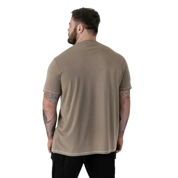 Duke Mens Jarrett D55 Rambo Kingsize T-Shirt - Stone - 