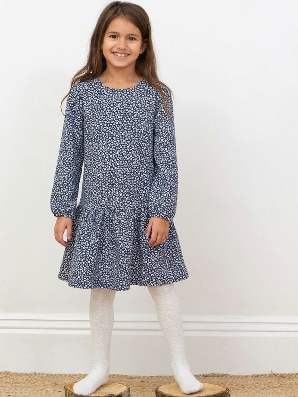 Kite Girls Organic Pixie Petals Cosy Dress