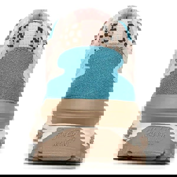 Blowfish Malibu Leo - Women's Pink Blue Retro Lace-Up Sneakers