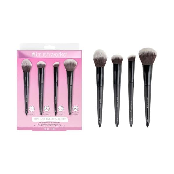 Brushworks Buff and Blend Face Set