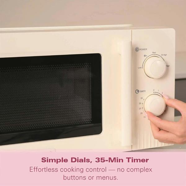 Hamilton Beach Miami Manual 800W Microwave - Sand - Hamilton Beach UK