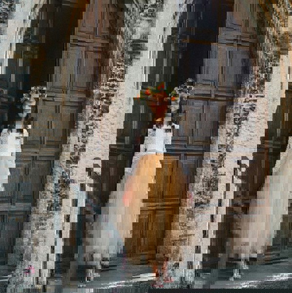 Golden Yellow Flower Girl Dress