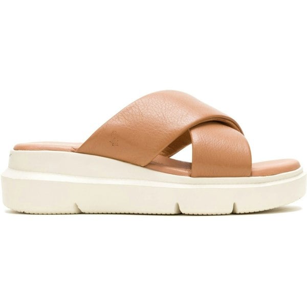 Hush Puppies Uplift Leather Women's Tan Sandals