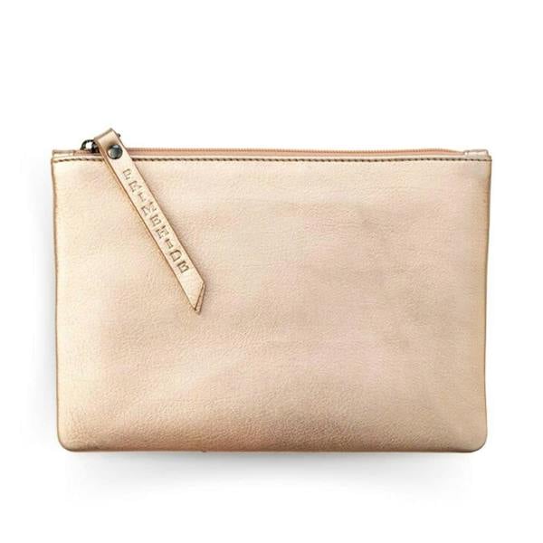 PRIMEHIDE Large Size Leather Zip Pouch