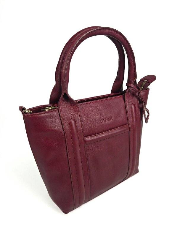 SADDLER "Patricia" Leather Handbag for Women by Saddler – Stylish, Versatile & Practical Design - Bordeaux