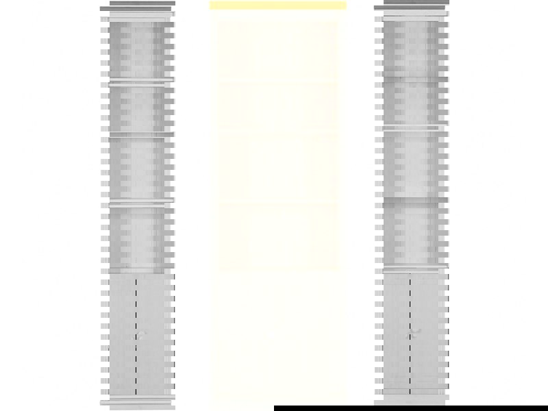 Dorel Home Anita Wall Unit E in white honey