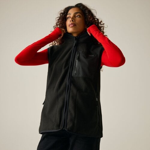 Regatta Womens Frankie Microfleece Body Warmer - Black