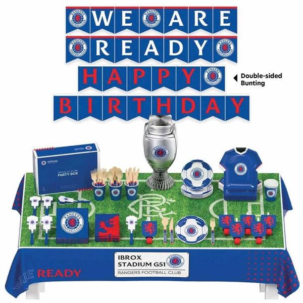 Rangers FC All in One Party Box Set, Kitchen Accessories, Sports, Gift