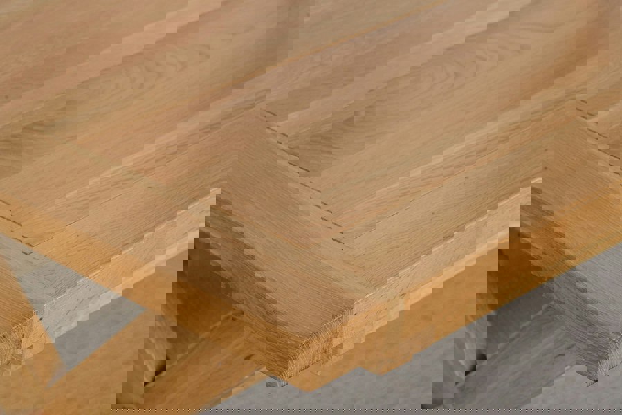 That's Furniture Vermont 200 - 240cm Cross Leg Large Oak Extending Dining Table