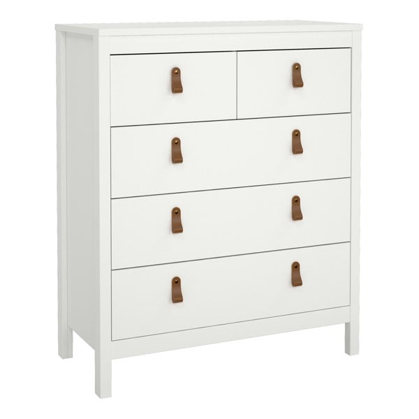 Furniture To Go Barcelona Chest 3+2 drawers in White