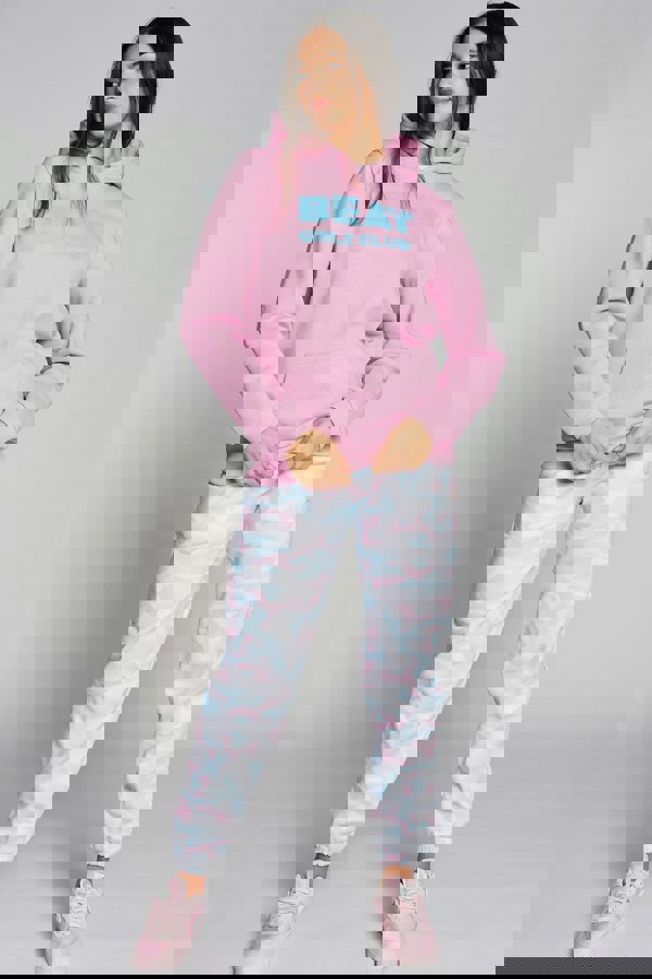 Beat Girlz Club Miami Logo Hoodie - Miami Pink