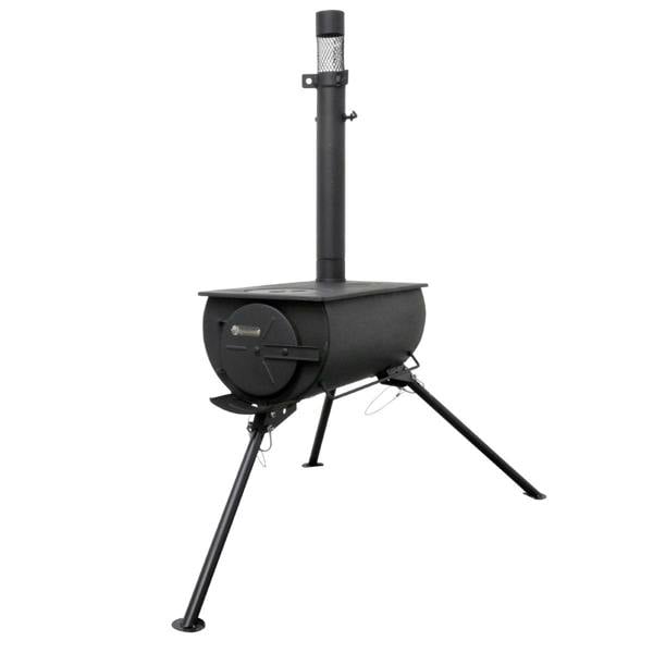 Royal Fire Orion Portable Tri-Pod Tent Stove in Black