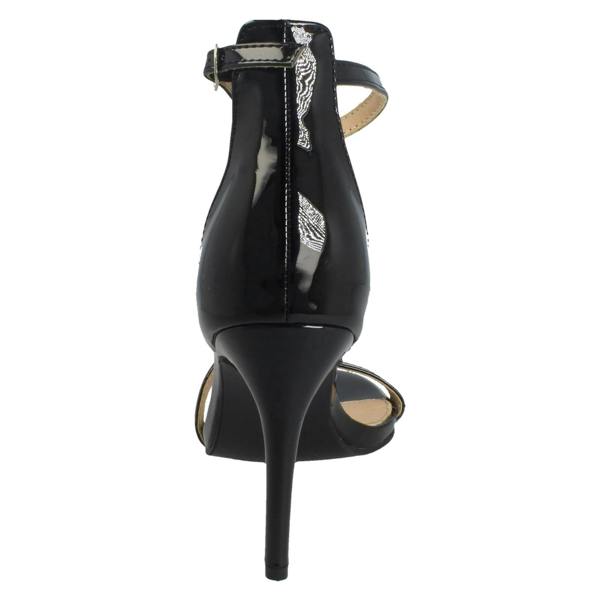 Anne Michelle Ladies Anne Michelle High Heeled Wide Fit Evening Sandals F12109