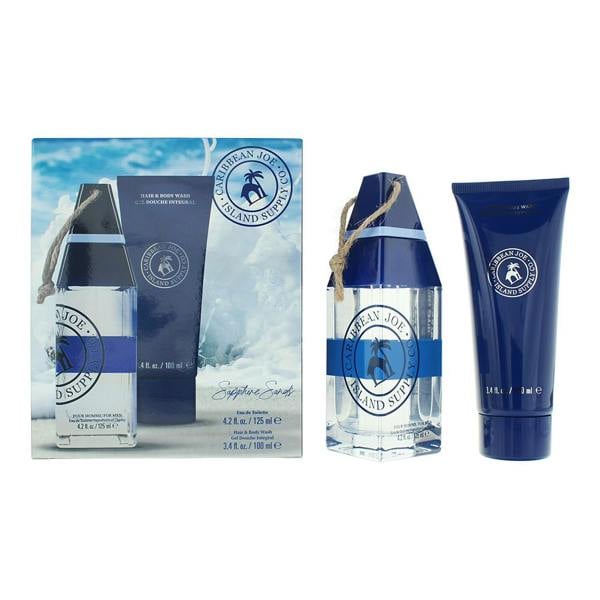 Caribbean Joe Sapphire Sands Eau de Toilette 125ml + Body Wash 100ml Gift Set