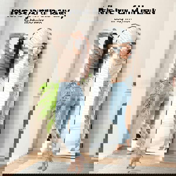 Levede 165X60CM Full Length Mirror Floor Standing Wall Mounted Mirror Home Decor