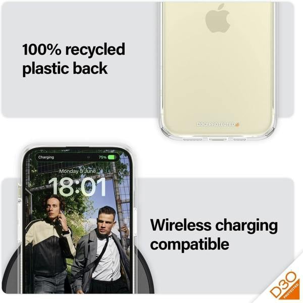 PanzerGlass Panzer Glass Military Grade Standard Drop Tested Case for iPhone 15 Plus 6.7" Clear Edition - 1174