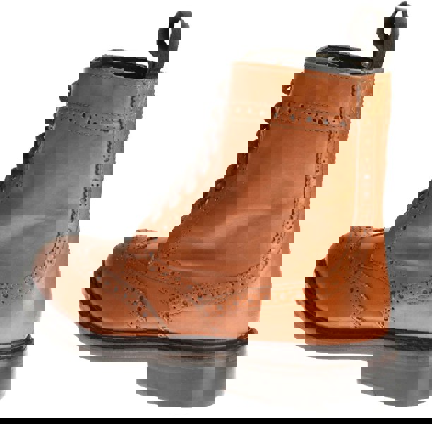 Frank James Benchgrade Moreton Leather Sole Welted Lace Up Brogue Dealer Boots