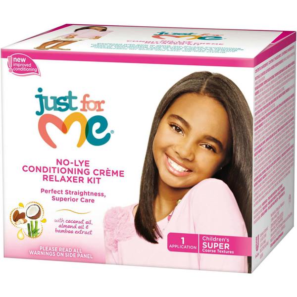 Soft & Beautiful Just for Me No Lye Kids Relaxer Kit Super