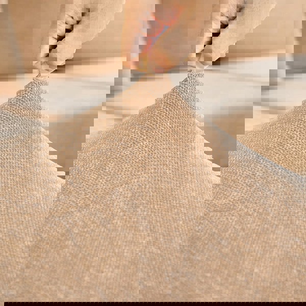 Anyhouz Anyseat Sofa Cover Coffee L-Shape Polyester Chenille Thick Stretchable Cushion For Living Room Enlarge Size Extra Large