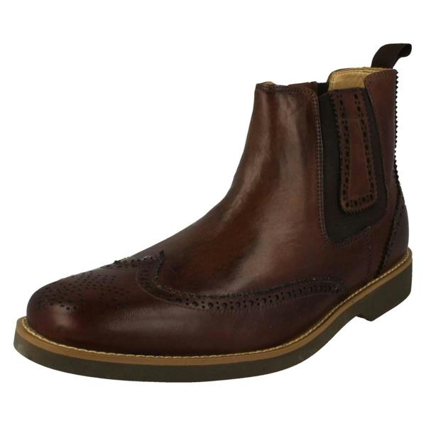 ANATOMIC Mens Anatomic Slip On Ankle Boots Gustavo