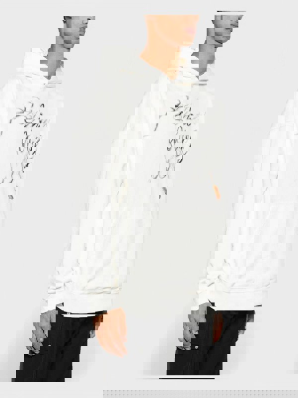 Palm Angels Foggy Hoodie 'Off White/Black' - Supplied FashionPalm Angels