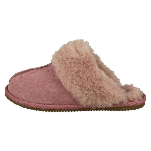 Clarks Ladies Clarks Faux Fur Cuff Mule Slippers Warm Lux
