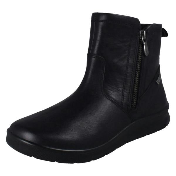 Van Dal Ladies Van Dal Waterproof Double Zip Ankle Boots With Removable Insoles Scout