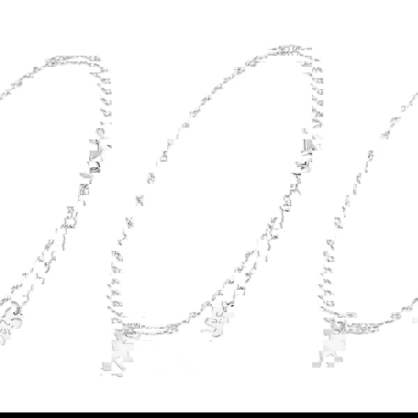 Mylee London Russian Black Terrier Silhouette Silver Chain Bracelet - Personalised