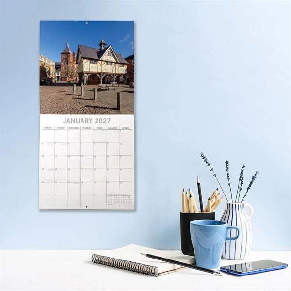 Leicestershire Calendar 2027, Wall Calendars, Month To View, Travel, Gift