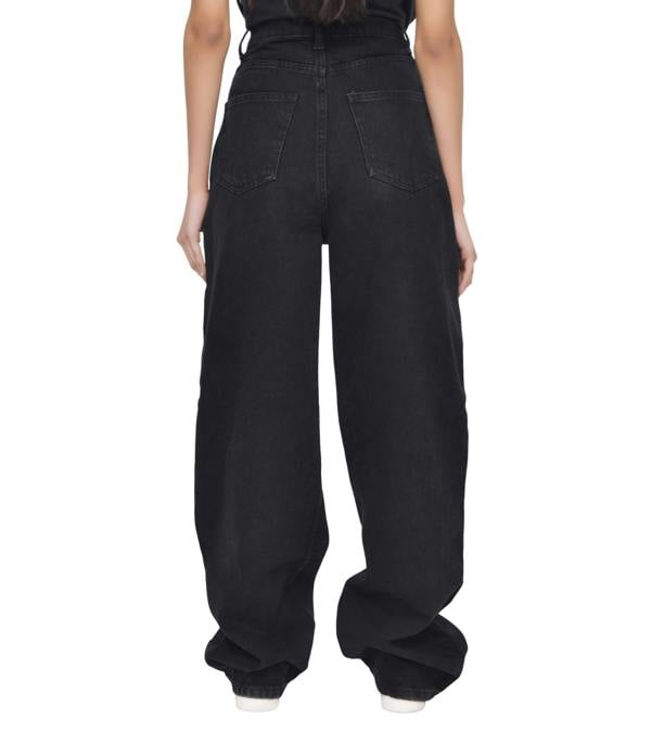 Smart Living Ladies 90s Wide Leg Jeans - Black